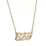 520 Digital Dynamic Heart Pendant Necklace