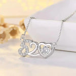 520 Digital Dynamic Heart Pendant Necklace