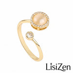 Adjustable Aesthetic Fidget Open Ring