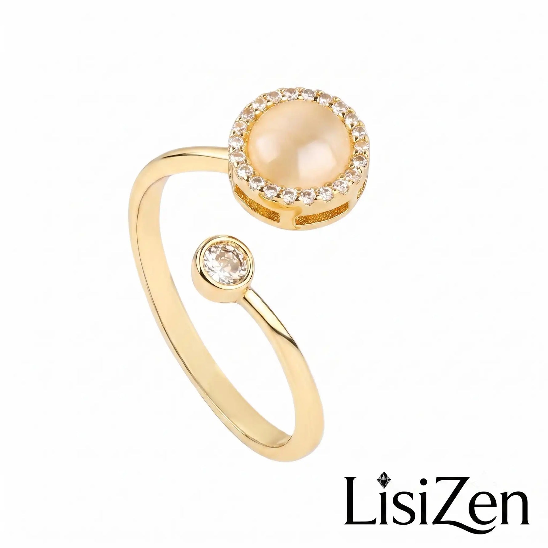 Adjustable Aesthetic Fidget Open Ring