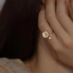 Adjustable Aesthetic Fidget Open Ring