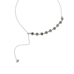 Adjustable Crystal Pendant Necklace