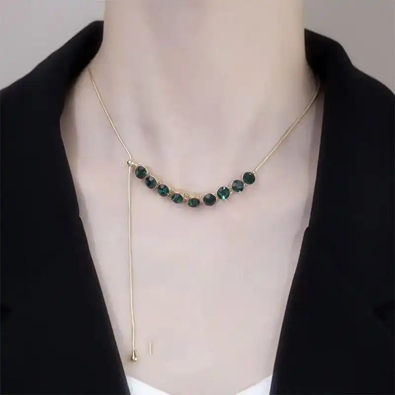 Adjustable Green Necklace