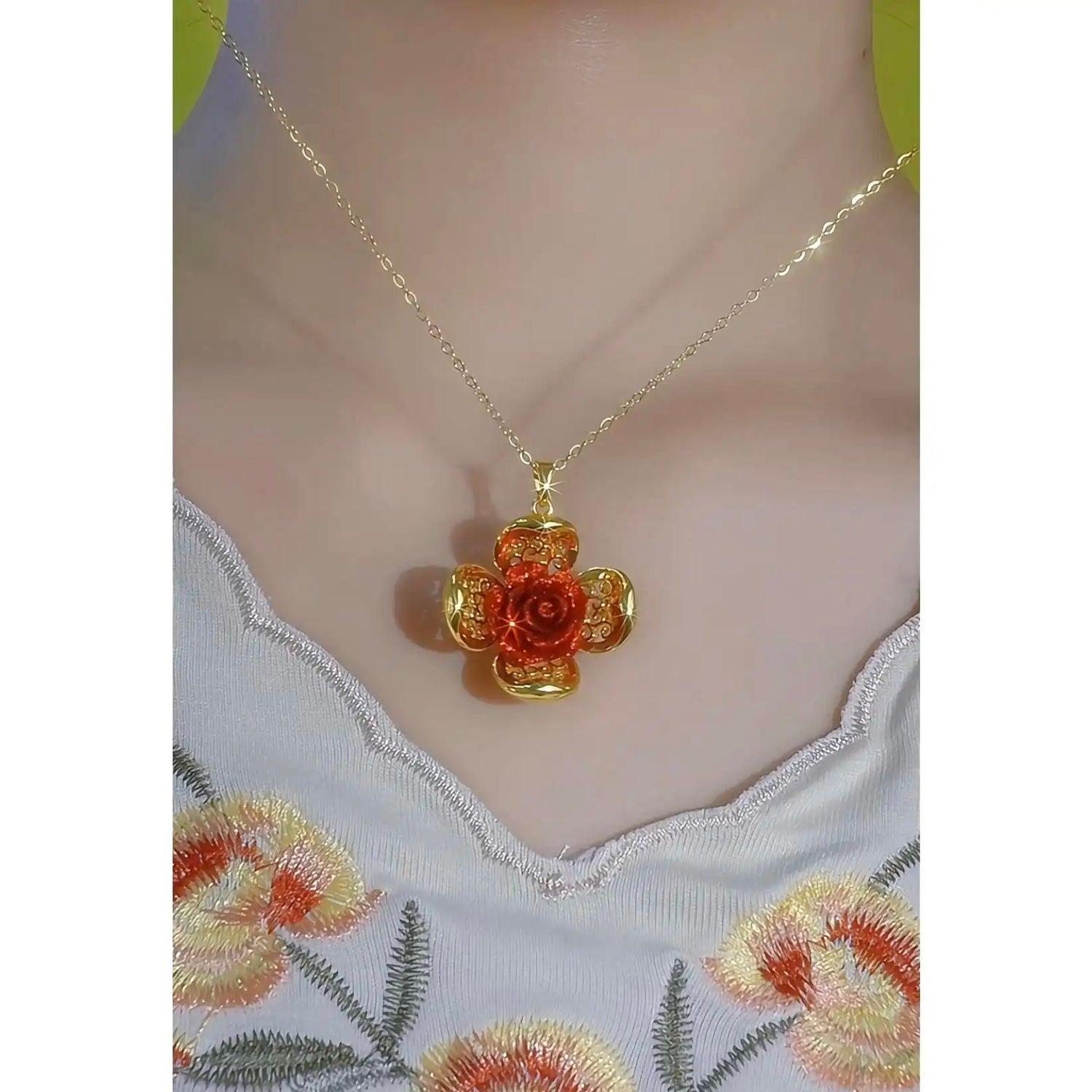 Aerospace Meteorite Drill Space Creation Pendant Necklace