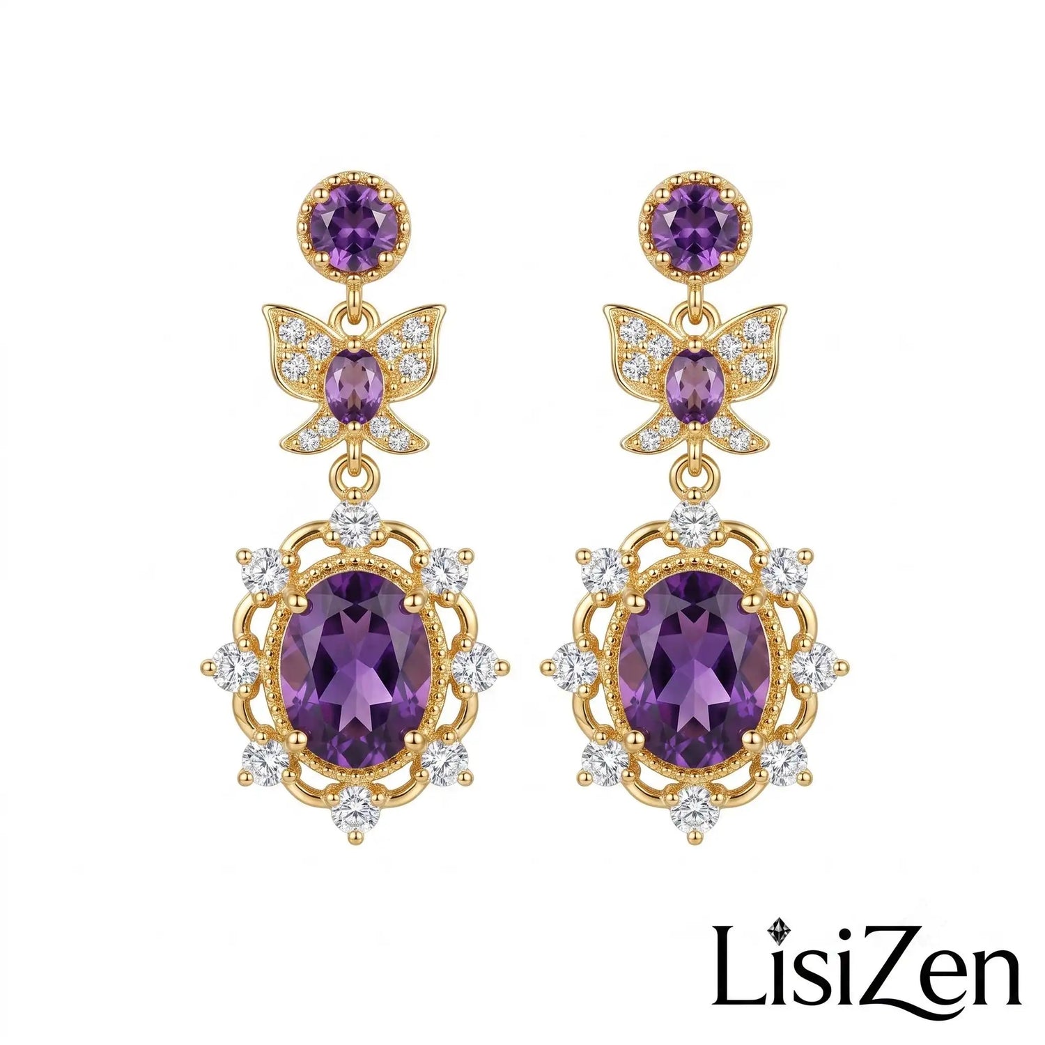 Aesthetic Cz Teardrop Drop Earrings