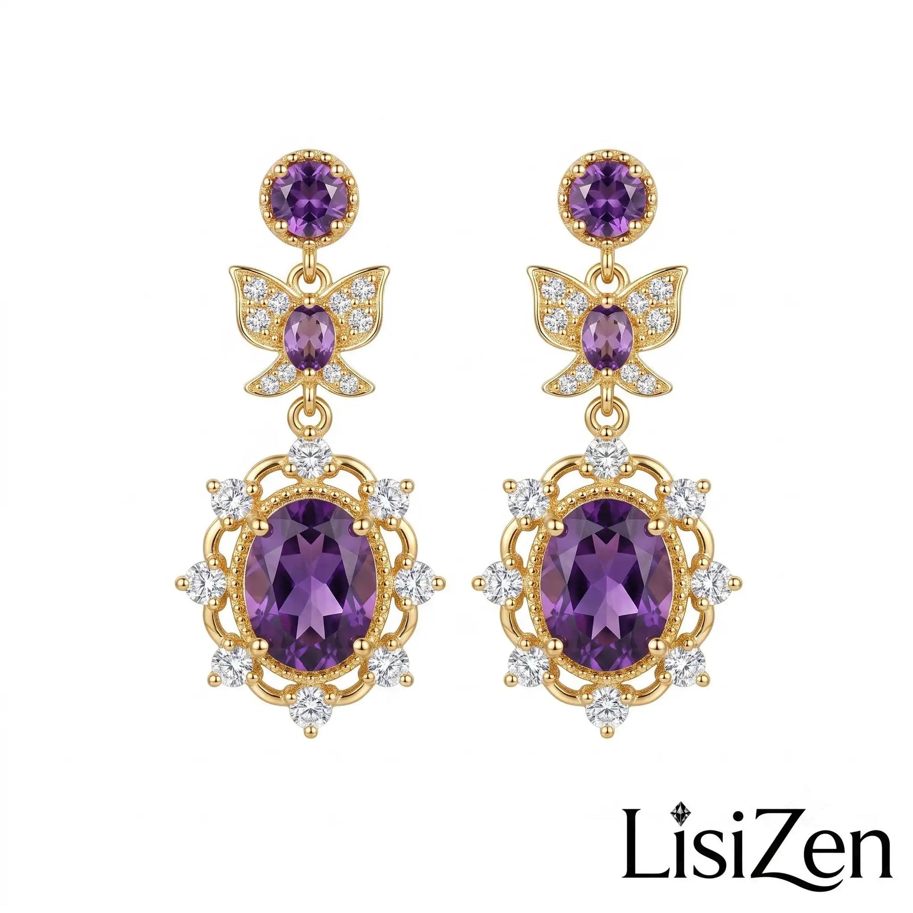 Aesthetic Cz Teardrop Drop Earrings