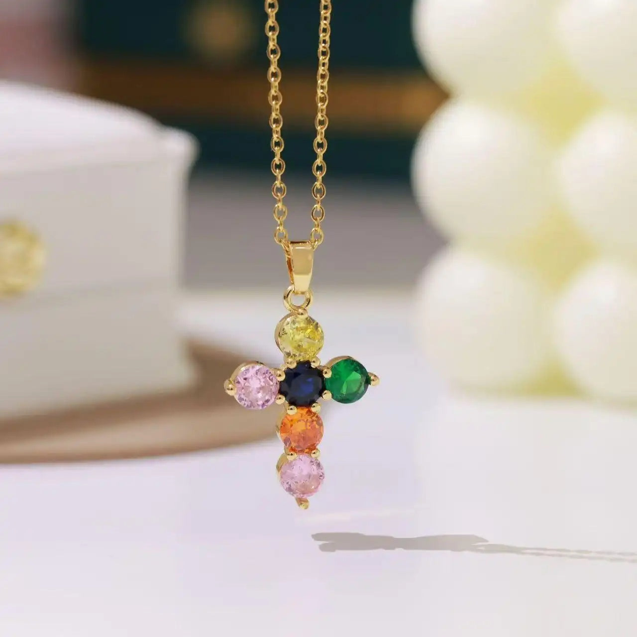 Alloy Cross Necklace
