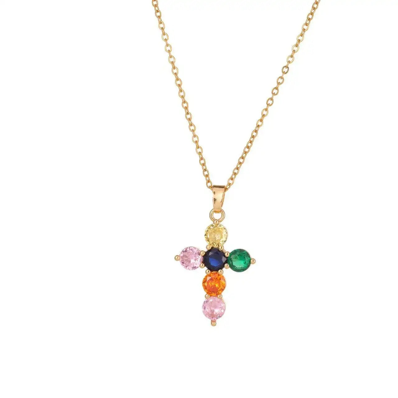 Alloy Cross Necklace