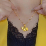 Almond Blossom Pendant Necklace
