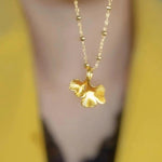 Almond Blossom Pendant Necklace