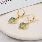 Angel Tear French Love Cat Earrings