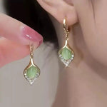Angel Tear French Love Cat Earrings