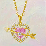 Arrow Heart Pendant Necklace