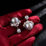 Australian White Crown Large Pearl Earrings