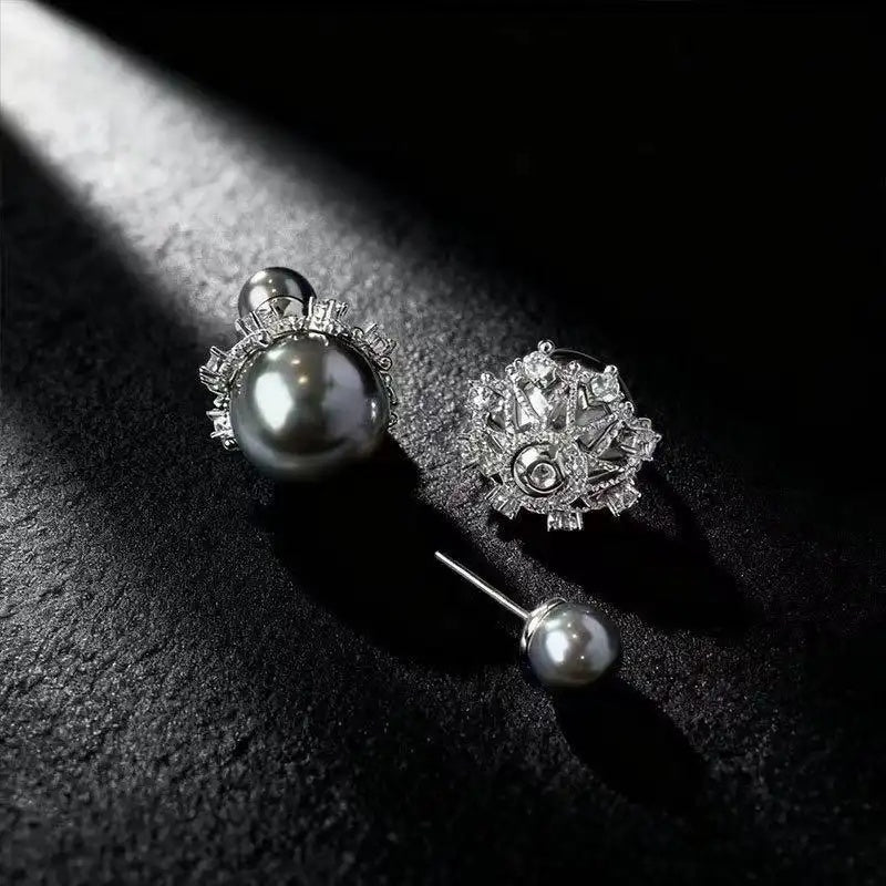 Australian White Crown Large Pearl Earrings