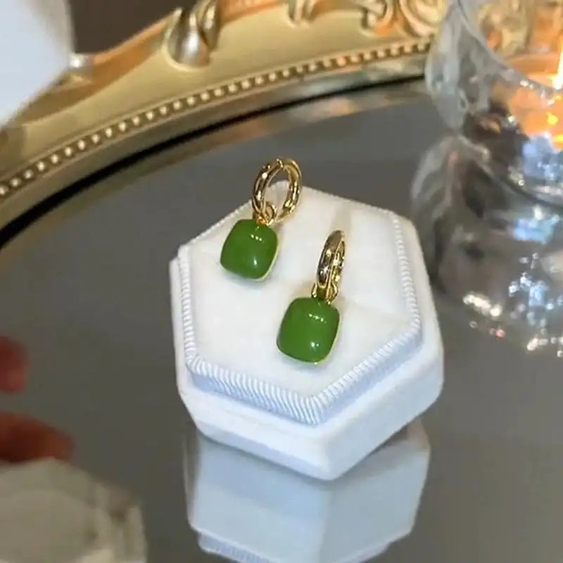 Avocado Green Earrings