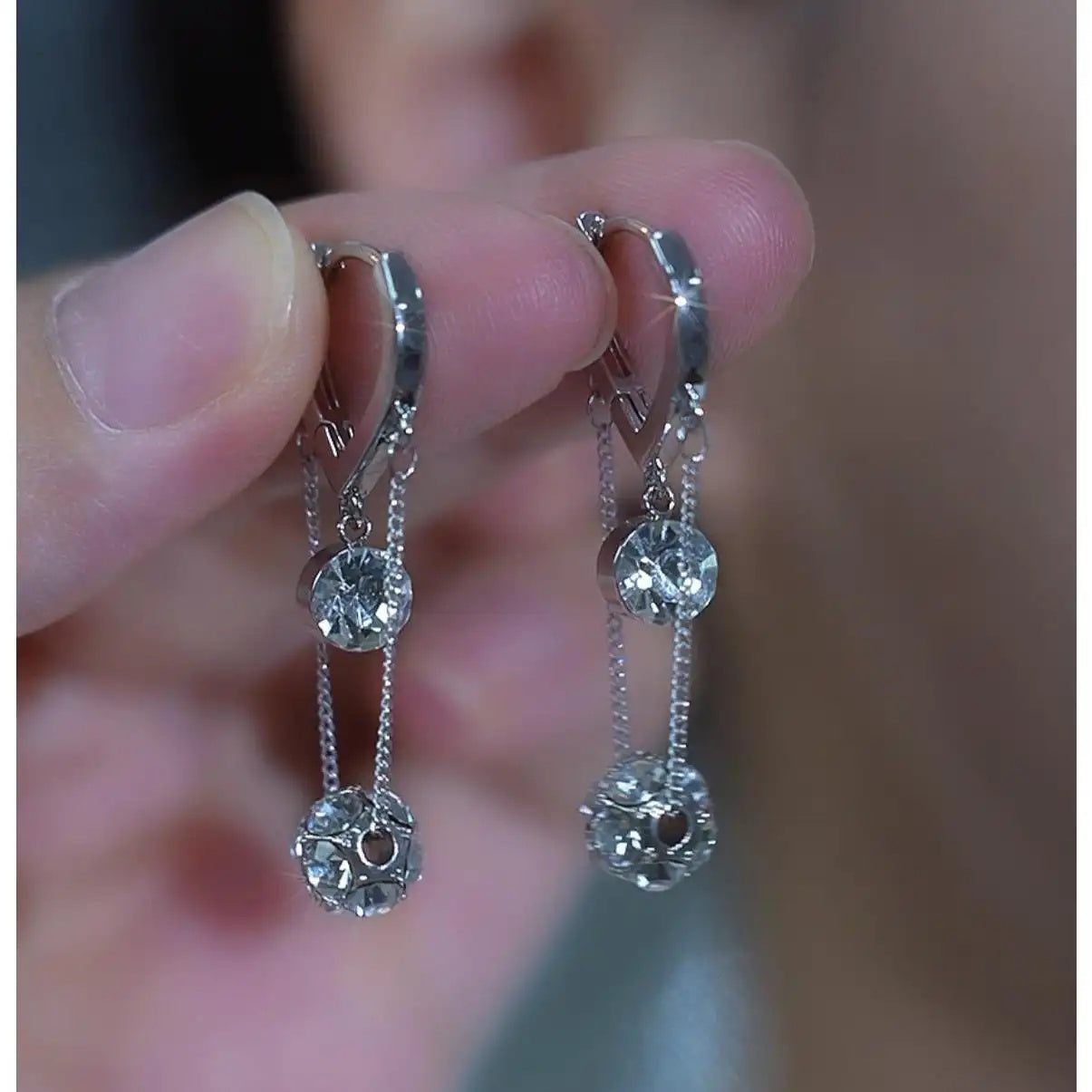 Balloon Tassel Drop Earrings
