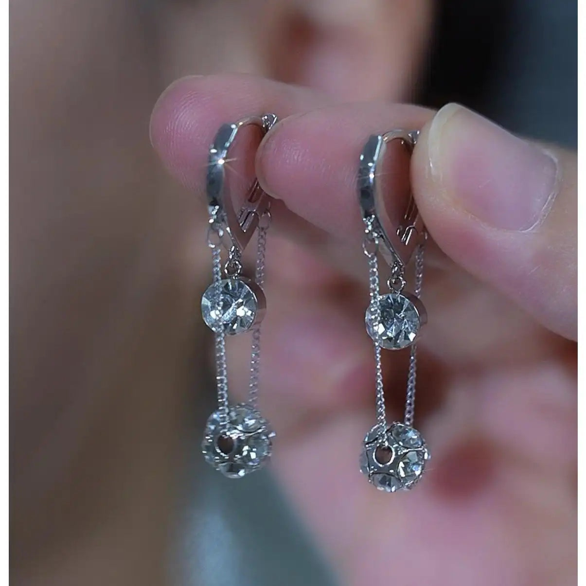 Balloon Tassel Drop Earrings
