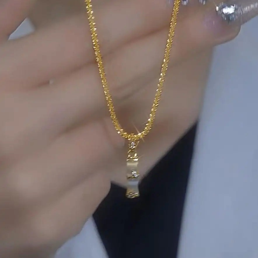 Bamboo Pendant Necklace