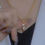 Bamboo Pendant Necklace