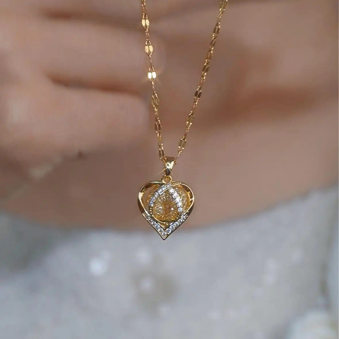 Beating Heart Pendant Necklace