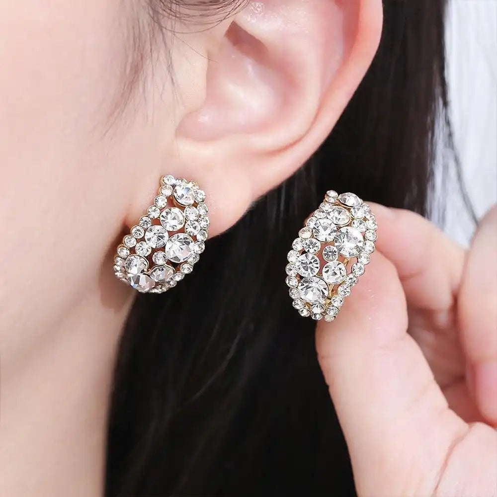 Bestselling Blingbling Crystal Needle Small Stud Earrings