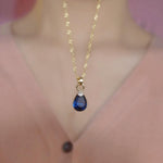 Blue Crystal Necklace