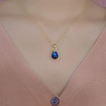 Blue Crystal Necklace