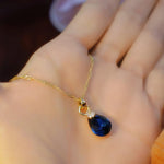 Blue Crystal Necklace