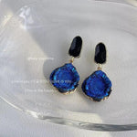 Blue Galaxy 14k Earrings