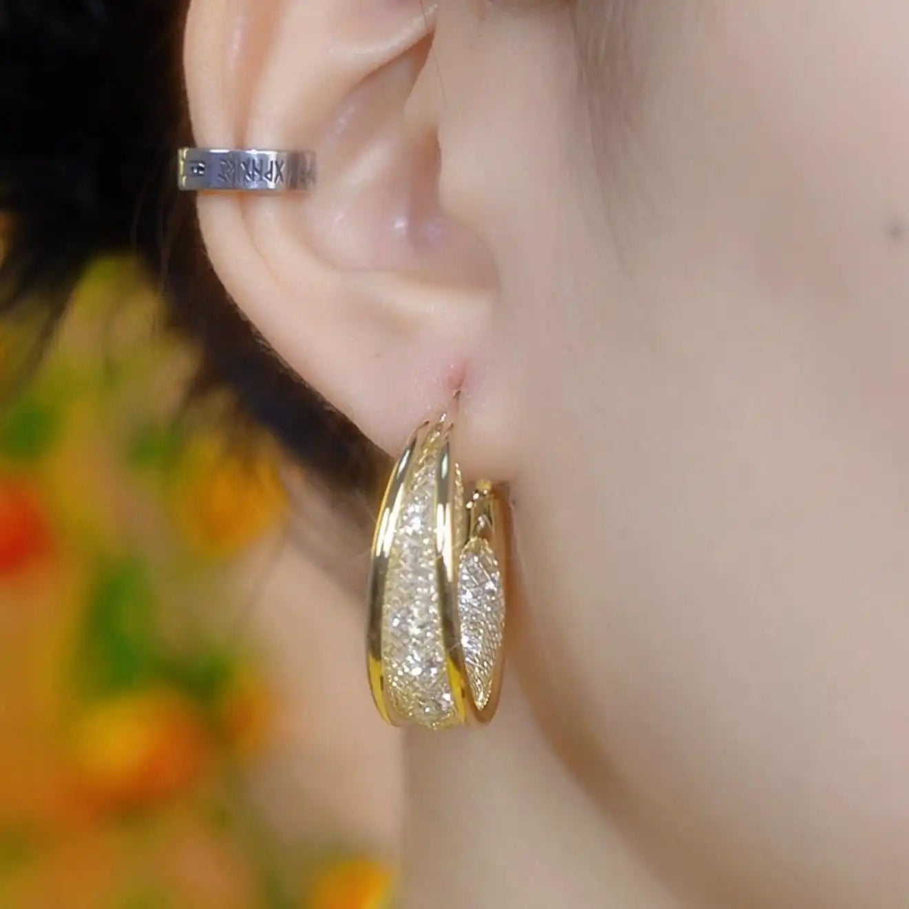 Bold Round Hoop Earrings