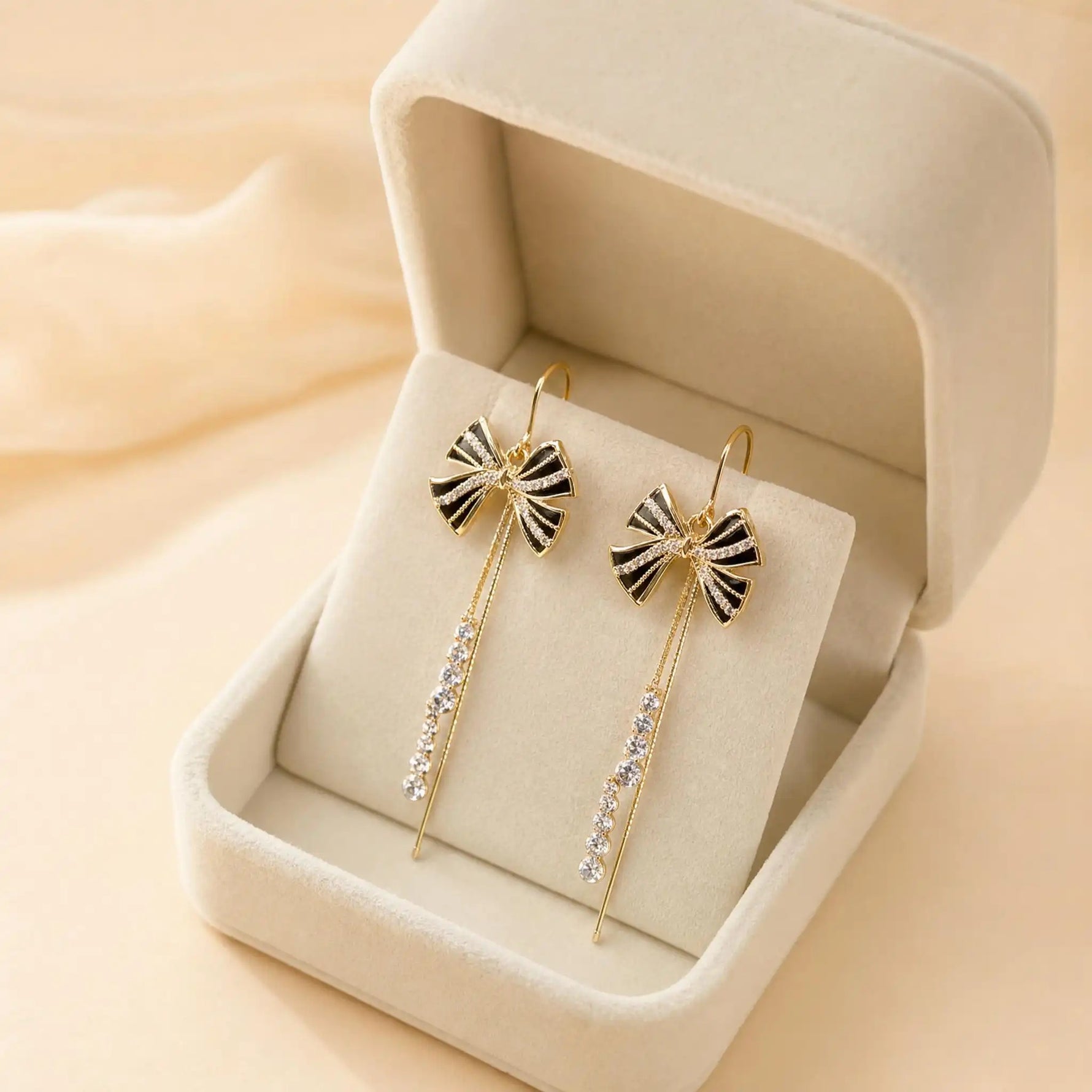 Bow Knot Drop Earrings