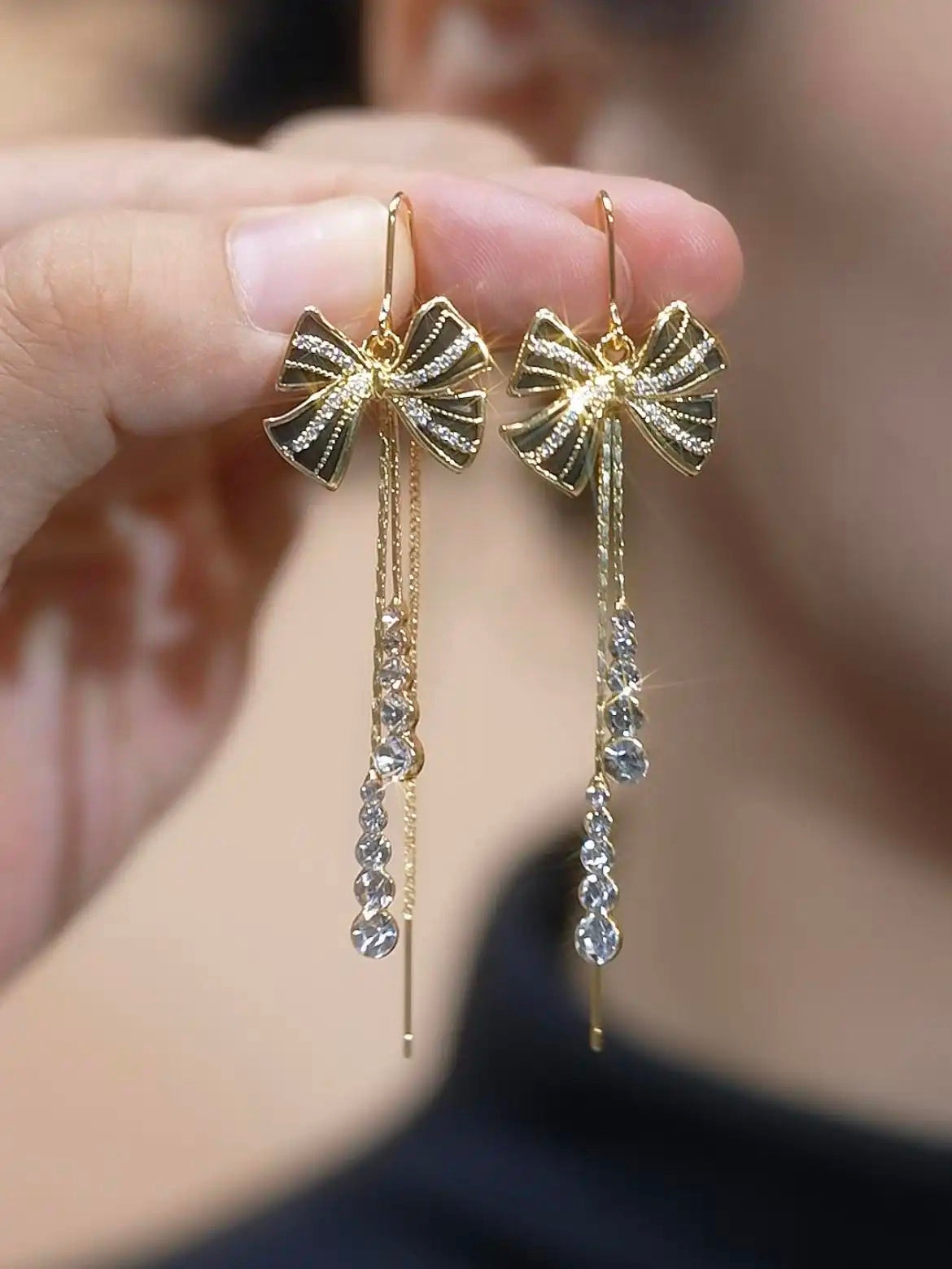 Bow Knot Drop Earrings