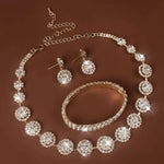 Bride Must-Have Crystal Three- Jewelry Set