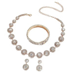 Bride Must-Have Crystal Three- Jewelry Set