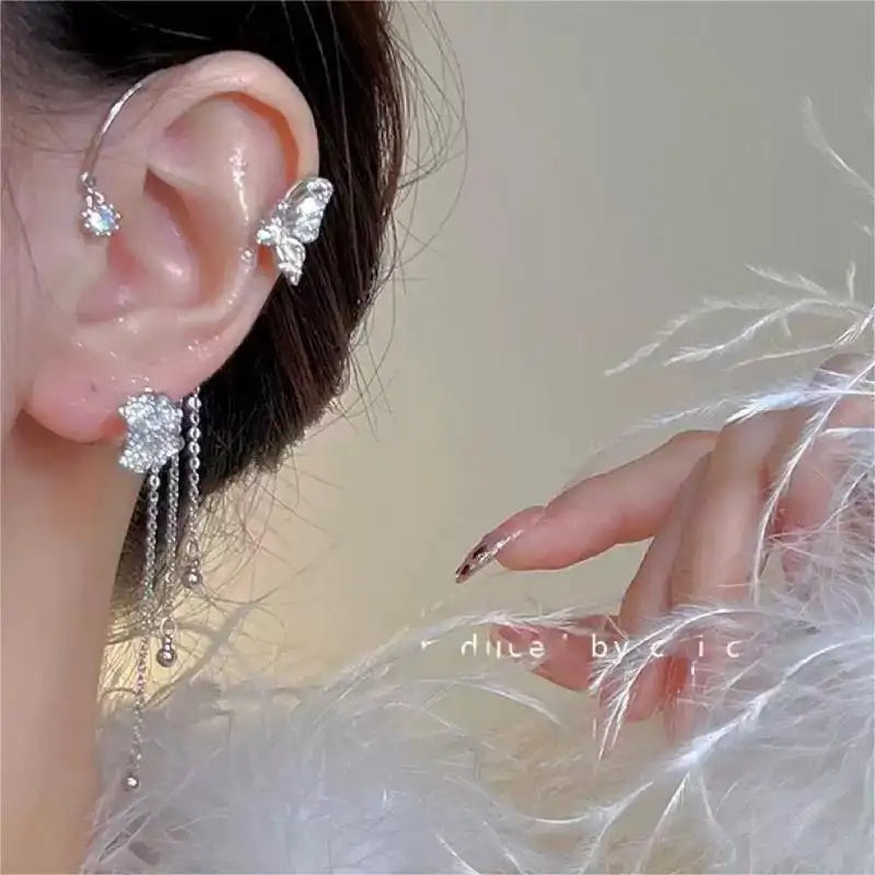 Butterfly Clip-On for Non-Pierced Ears Earrings