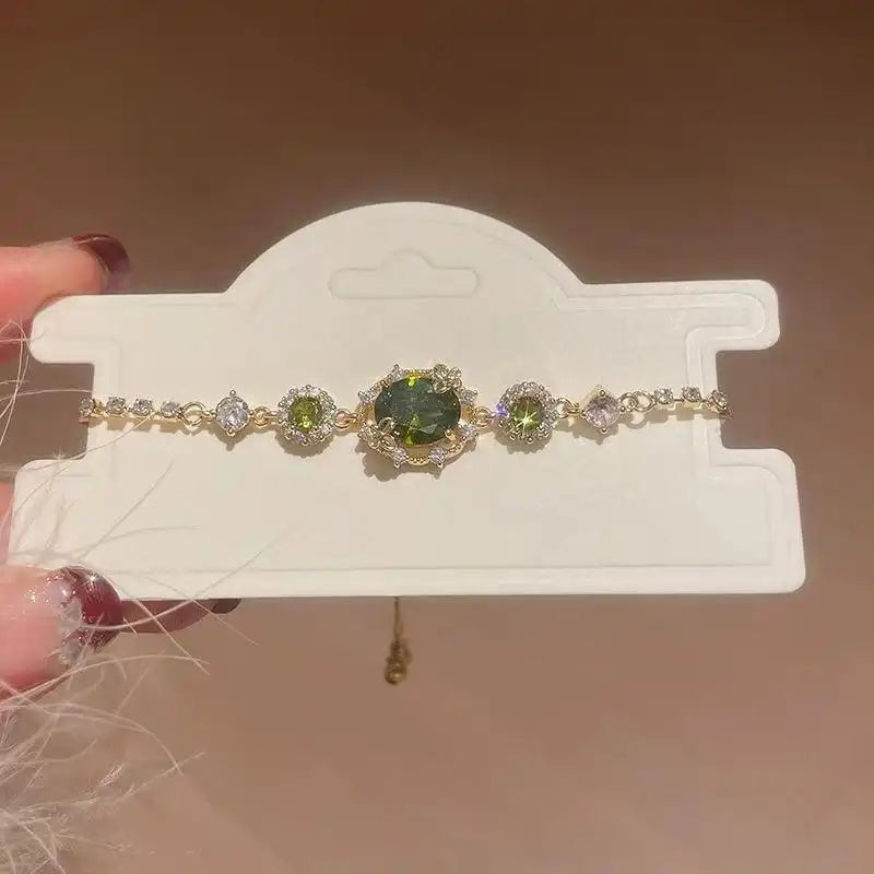 Butterfly Crystal Adjustable French Retro Bracelet