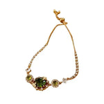 Butterfly Crystal Adjustable French Retro Bracelet