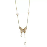 Butterfly Tassel Necklace