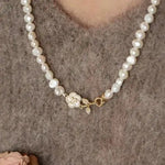 Camellia Baroque Pearl Necklace