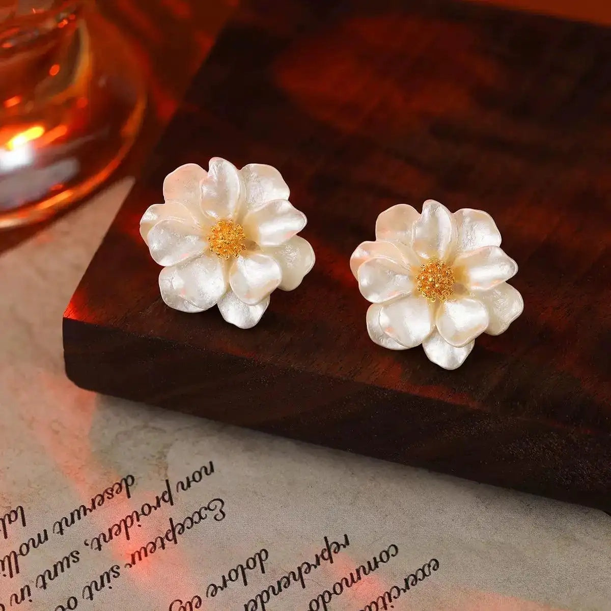 Camellia Earrings