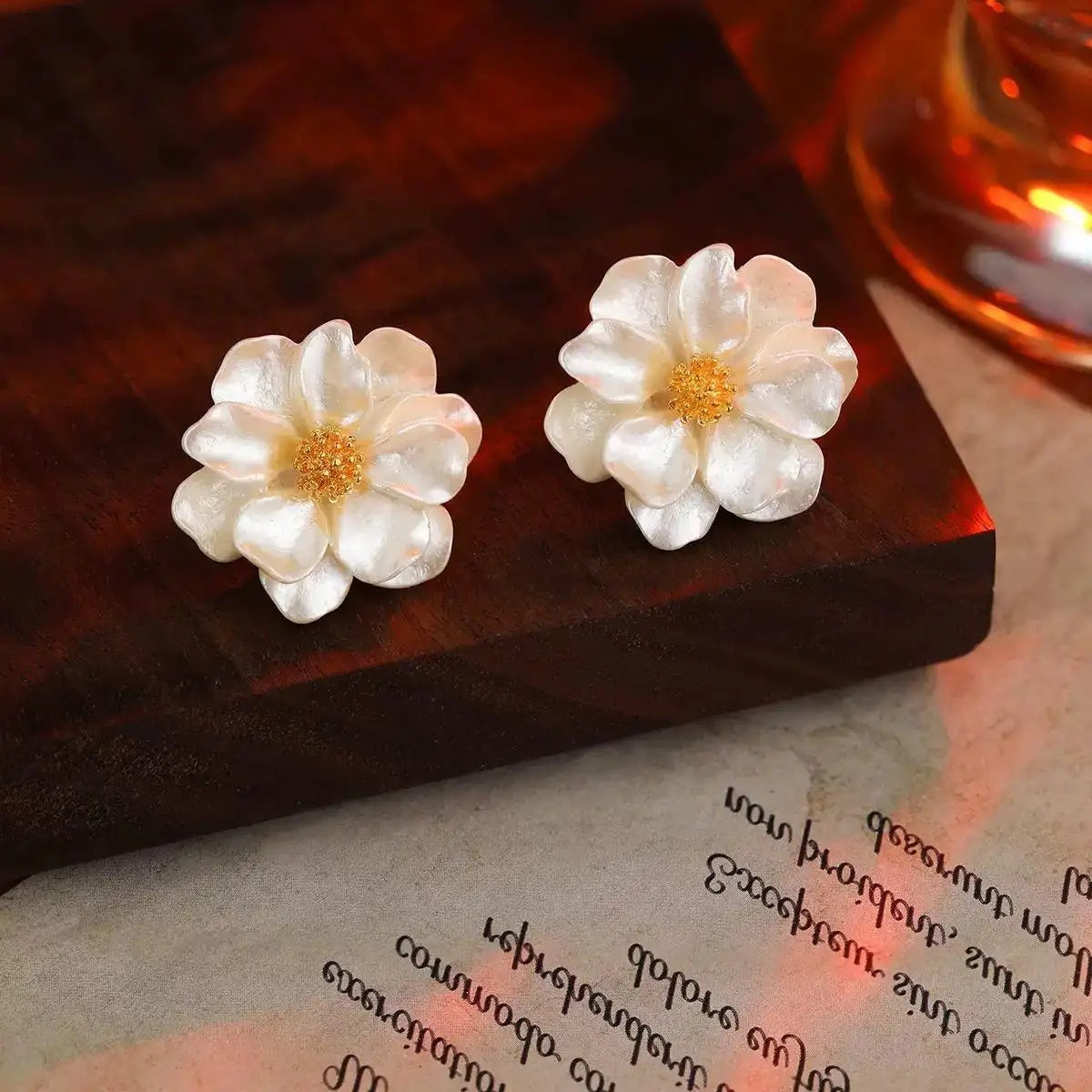 Camellia Earrings