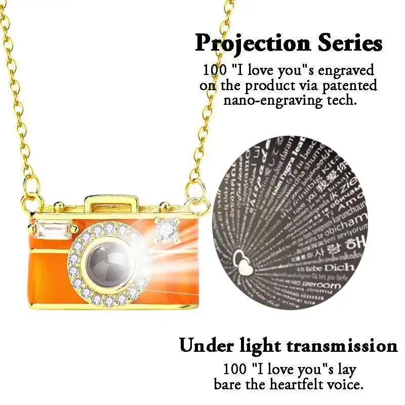 Camera Custom Photo Necklace
