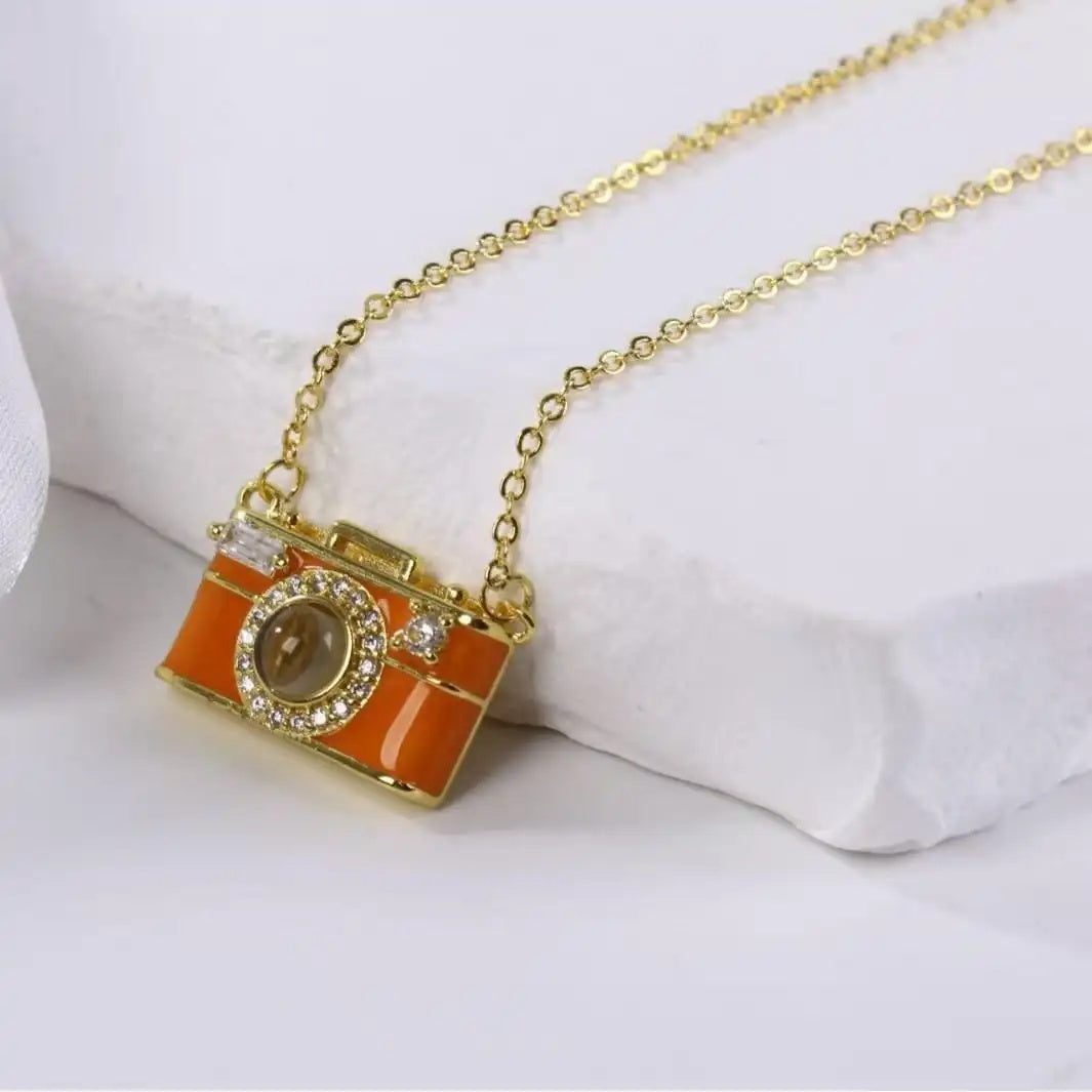 Camera Custom Photo Necklace