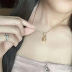 Carousel Gold- Spring Summer Necklace