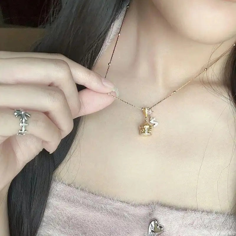 Carousel Gold- Spring Summer Necklace