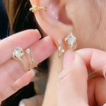 Cat Eye Stud Earrings