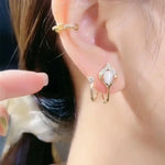Cat Eye Stud Earrings