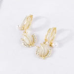 Cat Eye Tulip Earrings