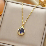Cat Eye Tulip Necklace